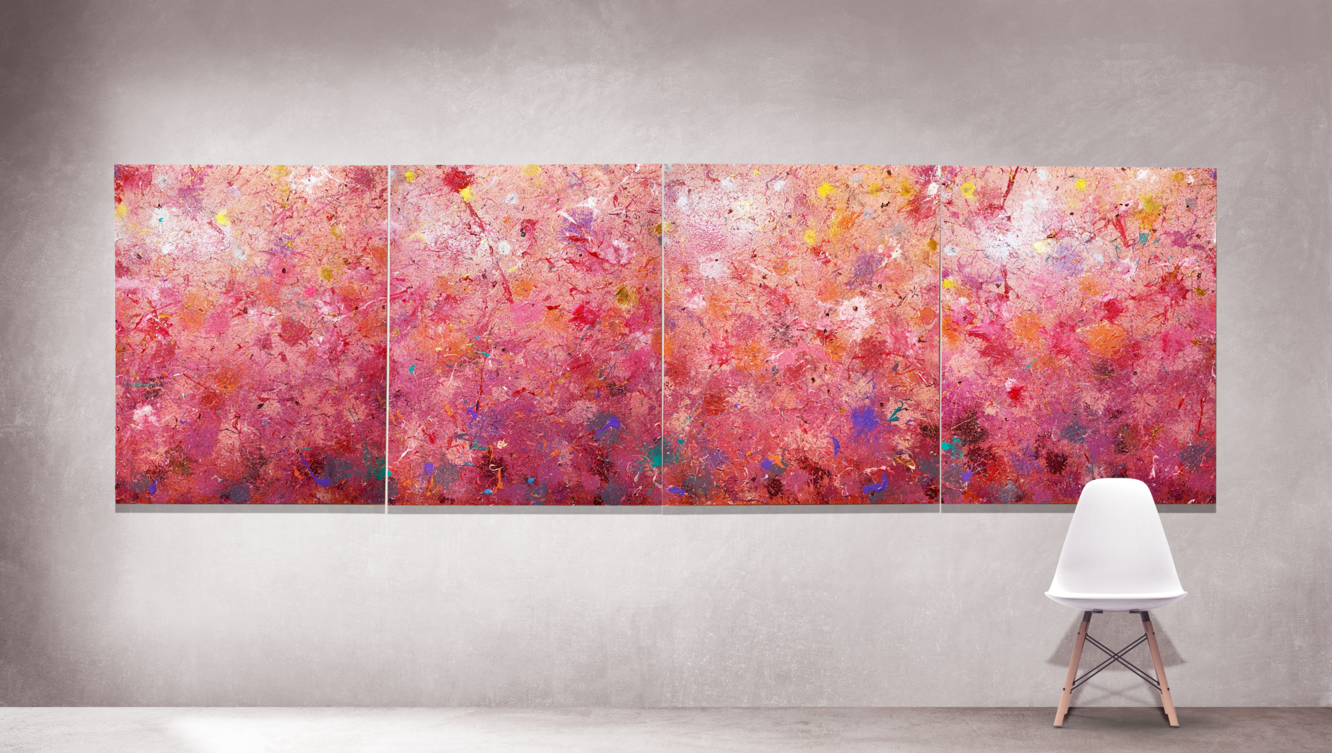 暗い雰囲気の抽象画 現代アート キャンバス 絵画 作者不明